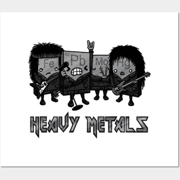 Heavy Metals Wall Art by nikovega21